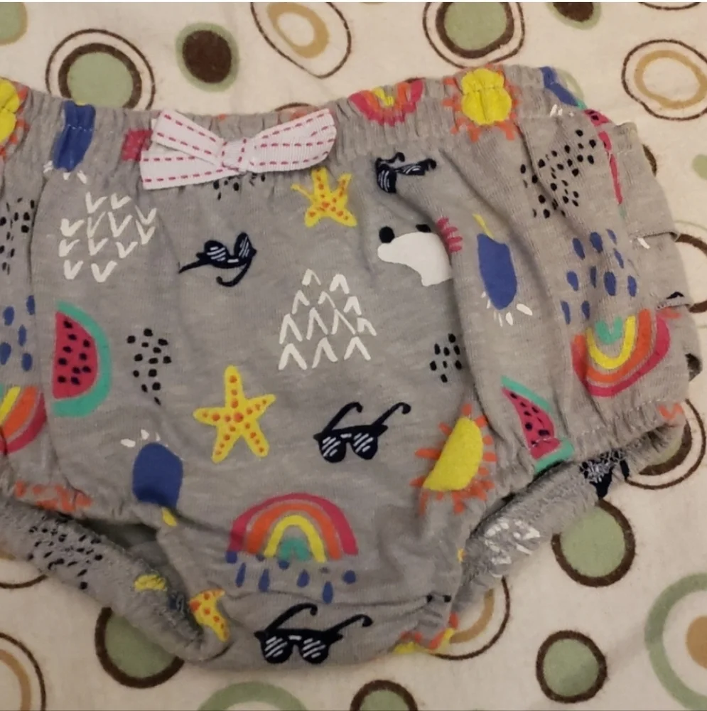 (2) Baby Bloomers: Nike BLOOMERS Size 0-3M, Cat & Jack Baby Bloomers Size 0-3 M